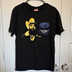 NWT Posty Co Post Malone Black Graphic Tee Sz small